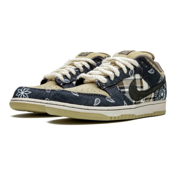 大人気コラボ！【ナイキ トラビスダンク 偽物】 DUNK LOW×TRAVIS SCOTT コラボ入手困難トラビス ダンク ロー CT5053-001