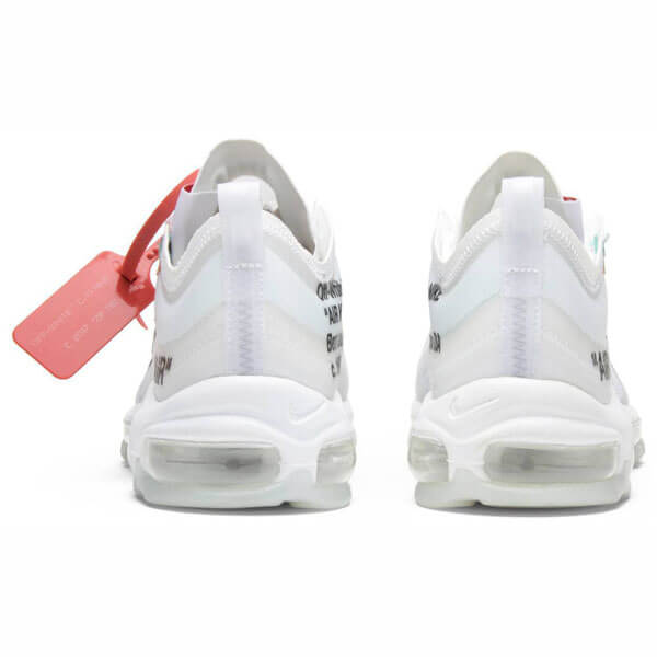 ナイキ オフ ホワイト スニーカー コピー ナイキ ランニングシューズ OFF-WHITE x  Air Max 97 OG The Ten WHITE 2017 AW FW 17AJ4585-001