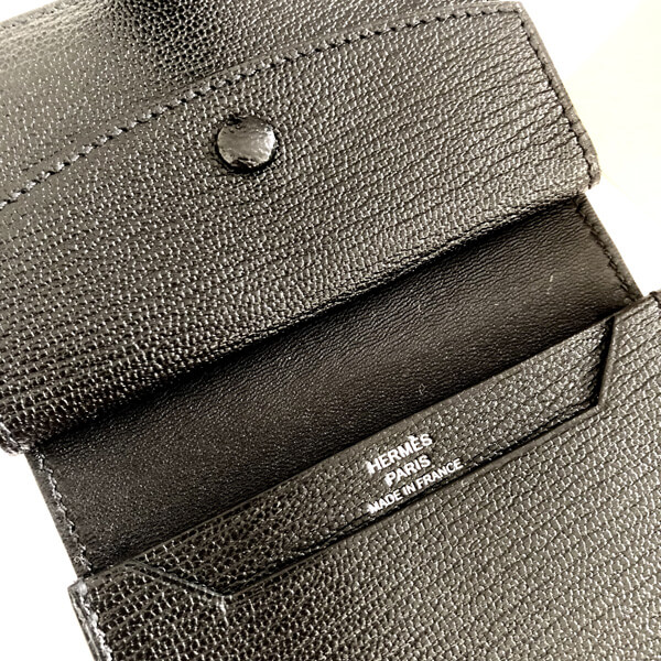 2020【エルメススーパーコピーBearn"Porte-cartes et monnaie"】Pour HOMME/NOIR  1106b213