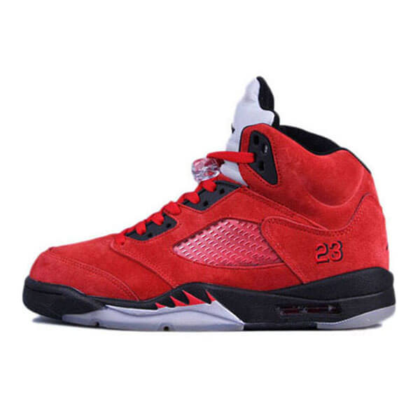 ナイキ エアジョーダン コピー 5 レトロ レイジング ブル レッド スエード【 Air Jordan】入手困難!! Air Jordan 5 Raging Bull Red 201017a23