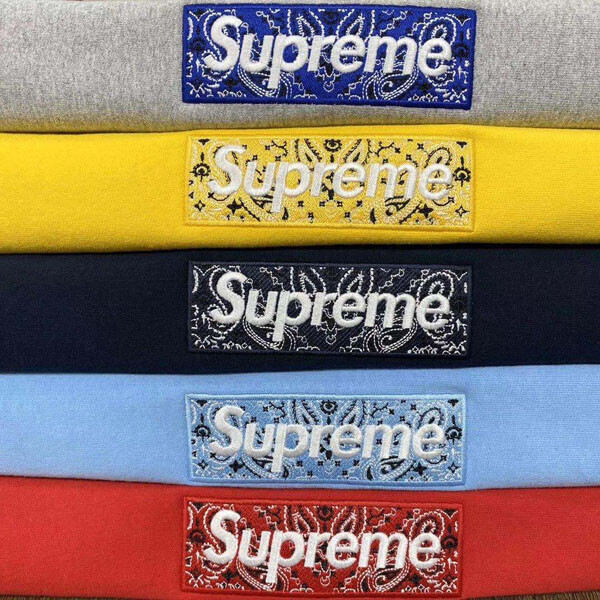 シュプリーム パーカー 偽物 シュプリーム 偽物 バンダナ ボックスロゴパーカー Bandana Box Logo Bogo201116CC019