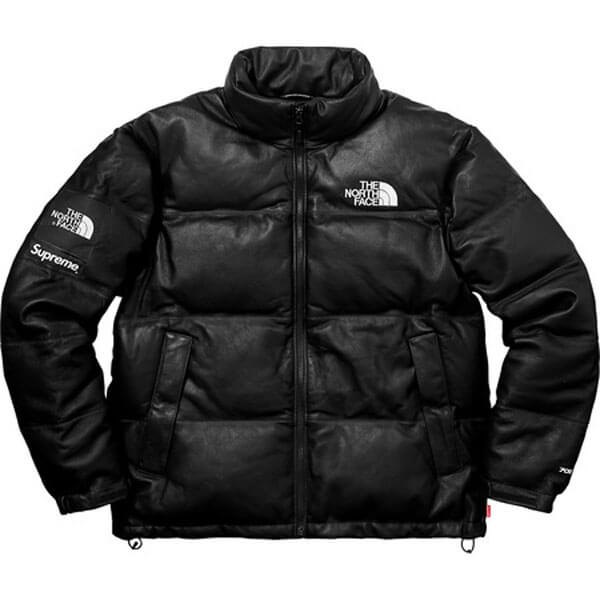 ノースフェイス シュプリーム 偽物 シュプリーム ノースフェイス Leather Nuptse Jacket201116CC0199