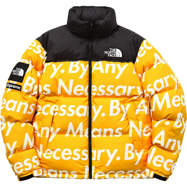 シュプリーム ノースフェイス 偽物 シュプリーム ノースフェイス By Any Means Nuptse Jacket201116CC01992