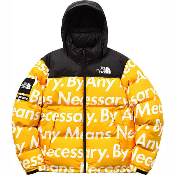 シュプリーム ノースフェイス 偽物 シュプリーム ノースフェイス By Any Means Nuptse Jacket201116CC01992