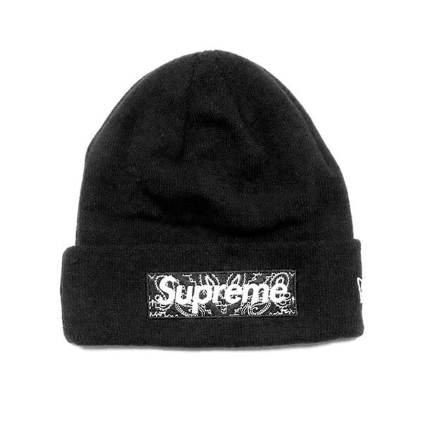 シュプリーム ニット 帽 偽物 シュプリームNEW ERA BOX LOGO BEANIE ブラッ20E11C7