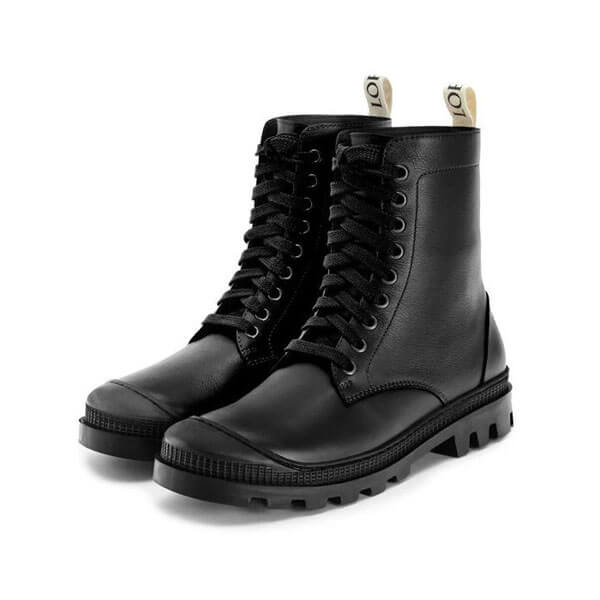 【ロエベ】 Combat boot in calfskin　コピー コンバット ブーツ２色 L815285X14