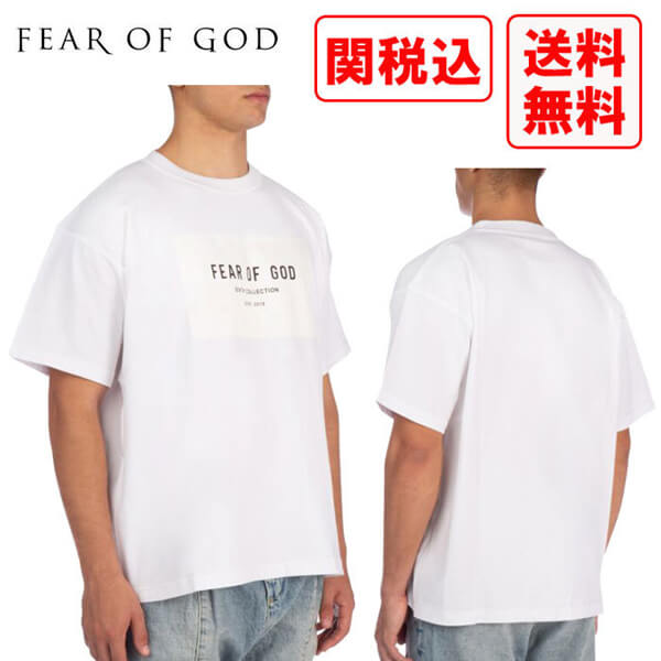 関税・送料込 フィアオブゴッド  WHITE COTTON Tシャツ スーパーコピー 21041554