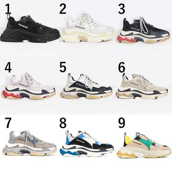 完売必至!★バレンシアガ スニーカー 偽物★人気カラー多数 TRIPLE S SNEAKER メンズシューズ 533882W09O11000