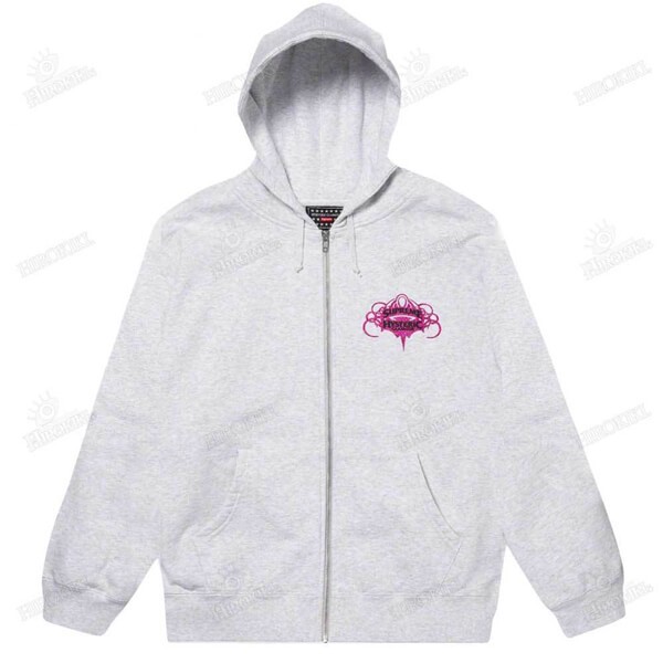 21SS【シュプリーム フーディ コピー】HYSTERIC GLAMOUR Zip Up Hooded Sweatshirt 21060958