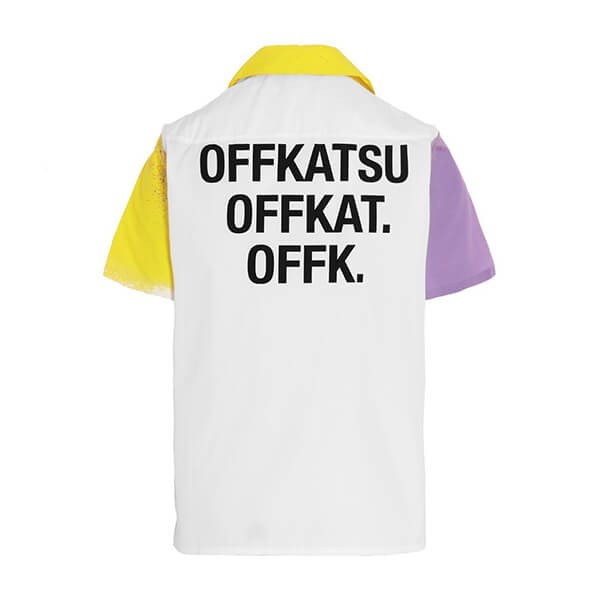 オフホワイト ポロシャツ コピー x Katsu Holiday Shirt スタックペイント ポロシャツ OMGA163S21FAB00384108410