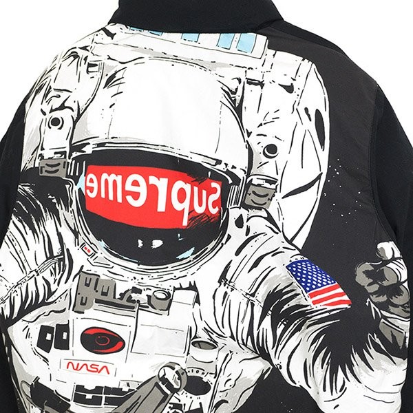 シュプリーム コピー 16AW Astronaut Puffy Jacket 黒 Size MEDIUM(ピン付き)21101204