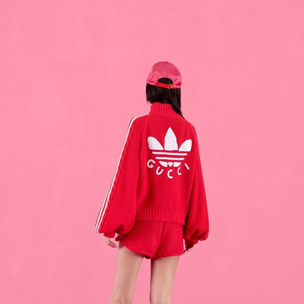 【新デザイン】グッチ adidas x グッチ ジップジャケット 693833 XKCDJ 6429