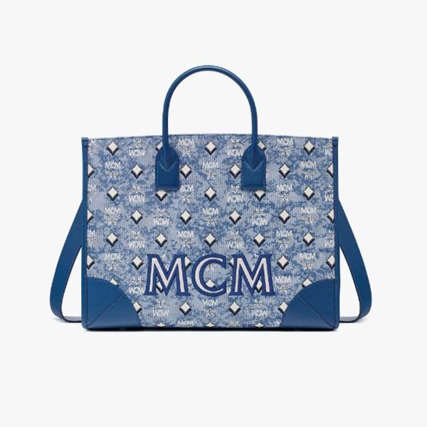 ☆超人気☆MCM Munchen トートバッグ コピー ヴィンテージ モノグラム ジャカード 2色 MWTCABO02PK001