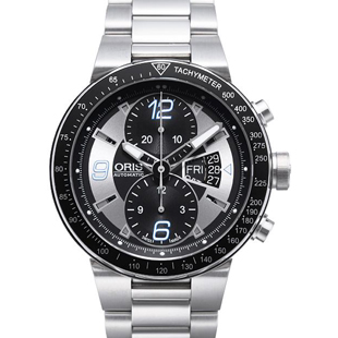 オリス ウィリアムズ F-1チーム クロノグラフ デイデイト 679.7614.4174M 新品腕時計メンズ送料無料